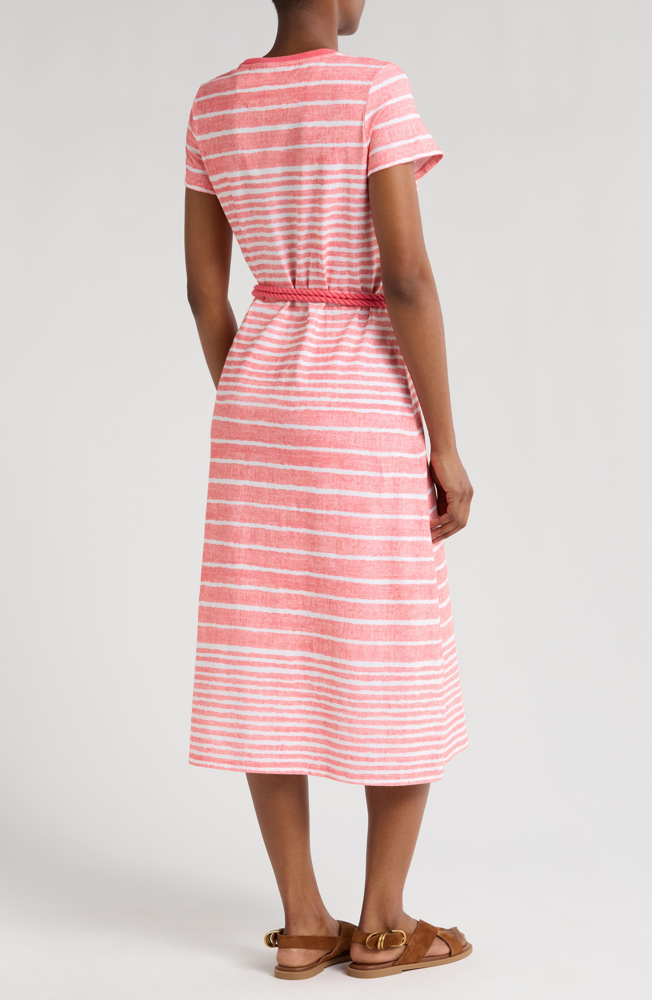 Tommy Bahama Coastal Chalet Belted Midi Dress