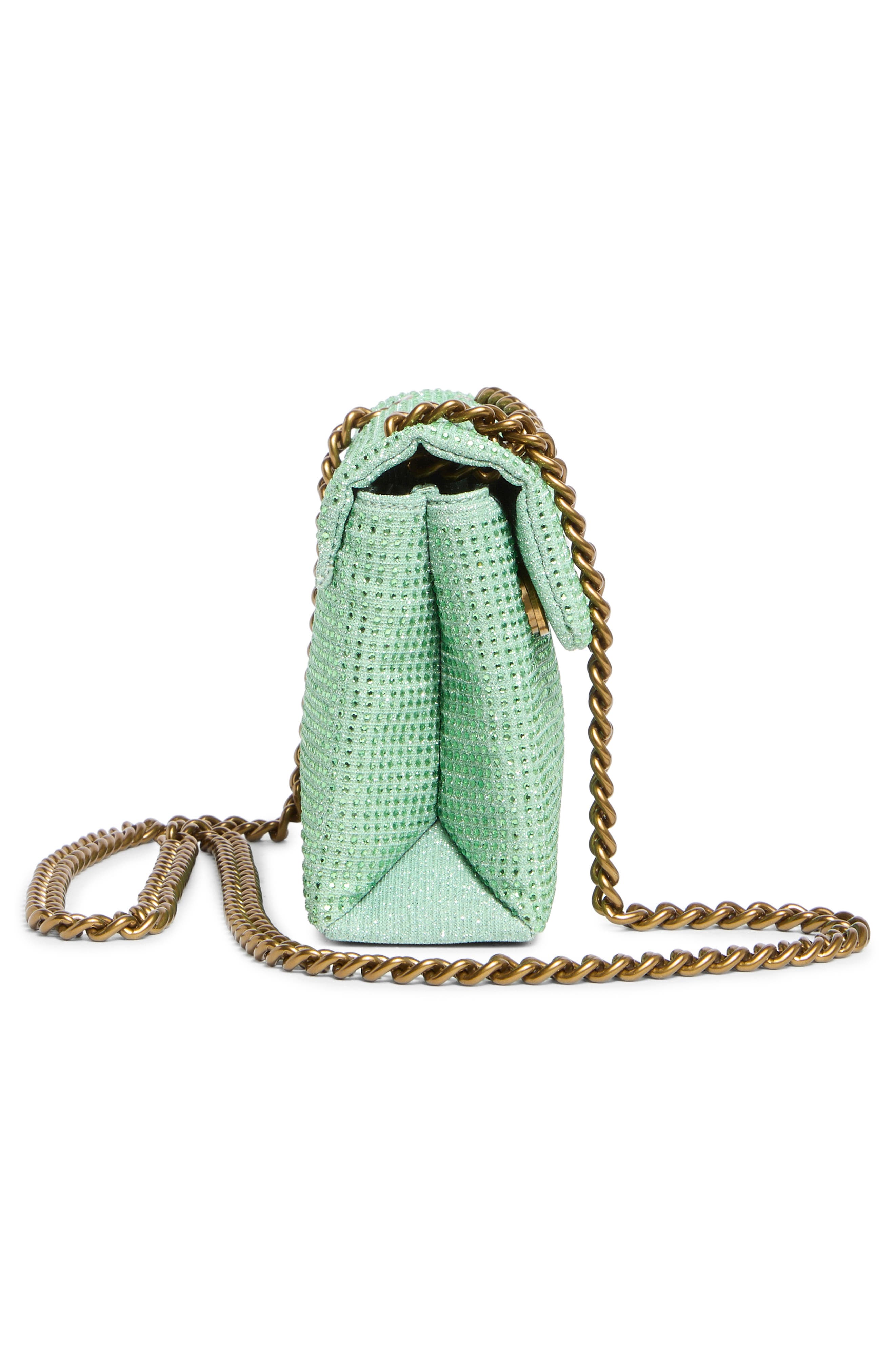 Kurt Geiger London Crystal Mini Plate Brixton Shoulder Bag, Alternate, color, 