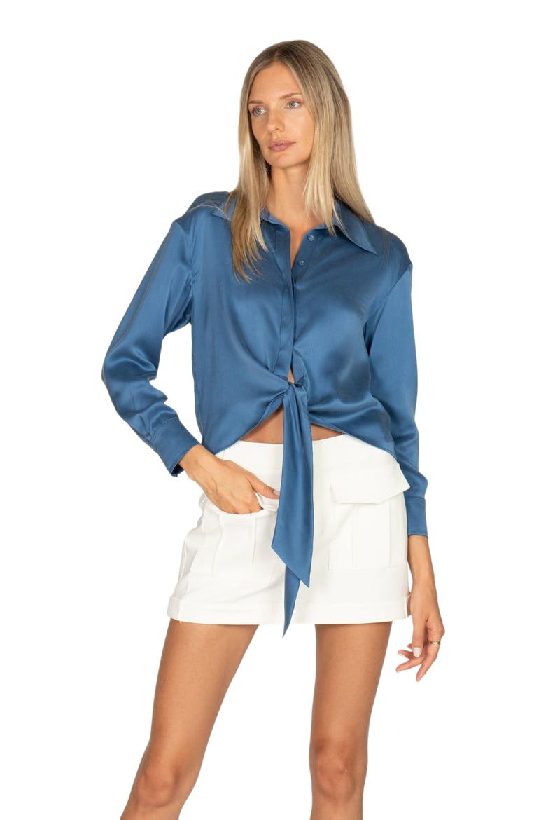 Rae Top, Alternate, color, FRENCH BLUE