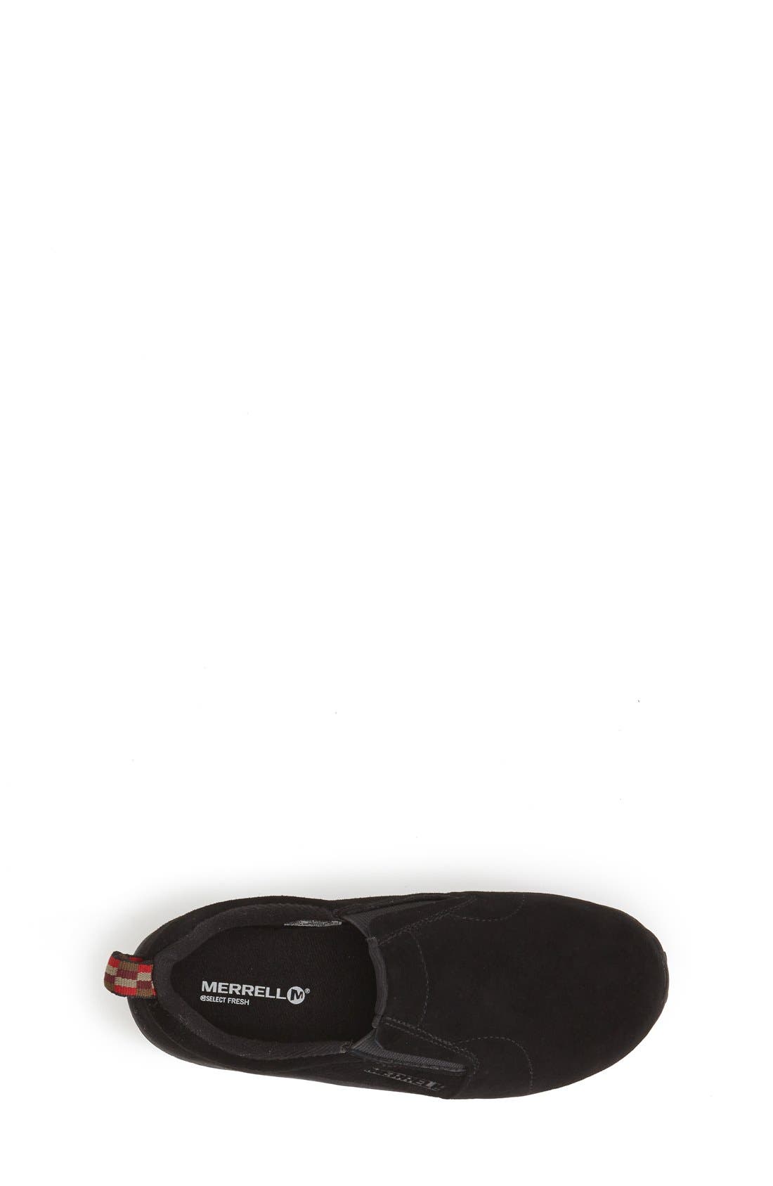 Kids' Jungle Moc Slip-On Sneaker, Alternate, color, BLACK