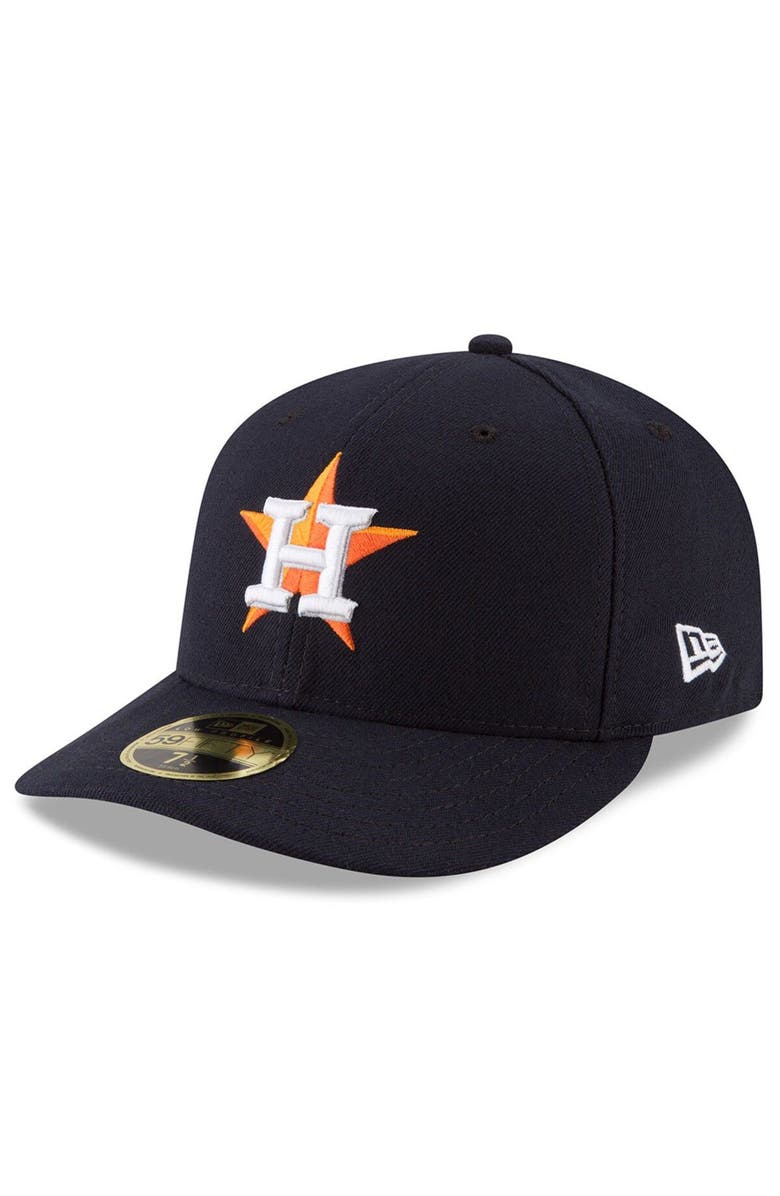 New Era Men's New Era Navy Houston Astros 2022 World Series Side Patch Low Profile 59FIFTY Fitted Hat, Alternate, color,