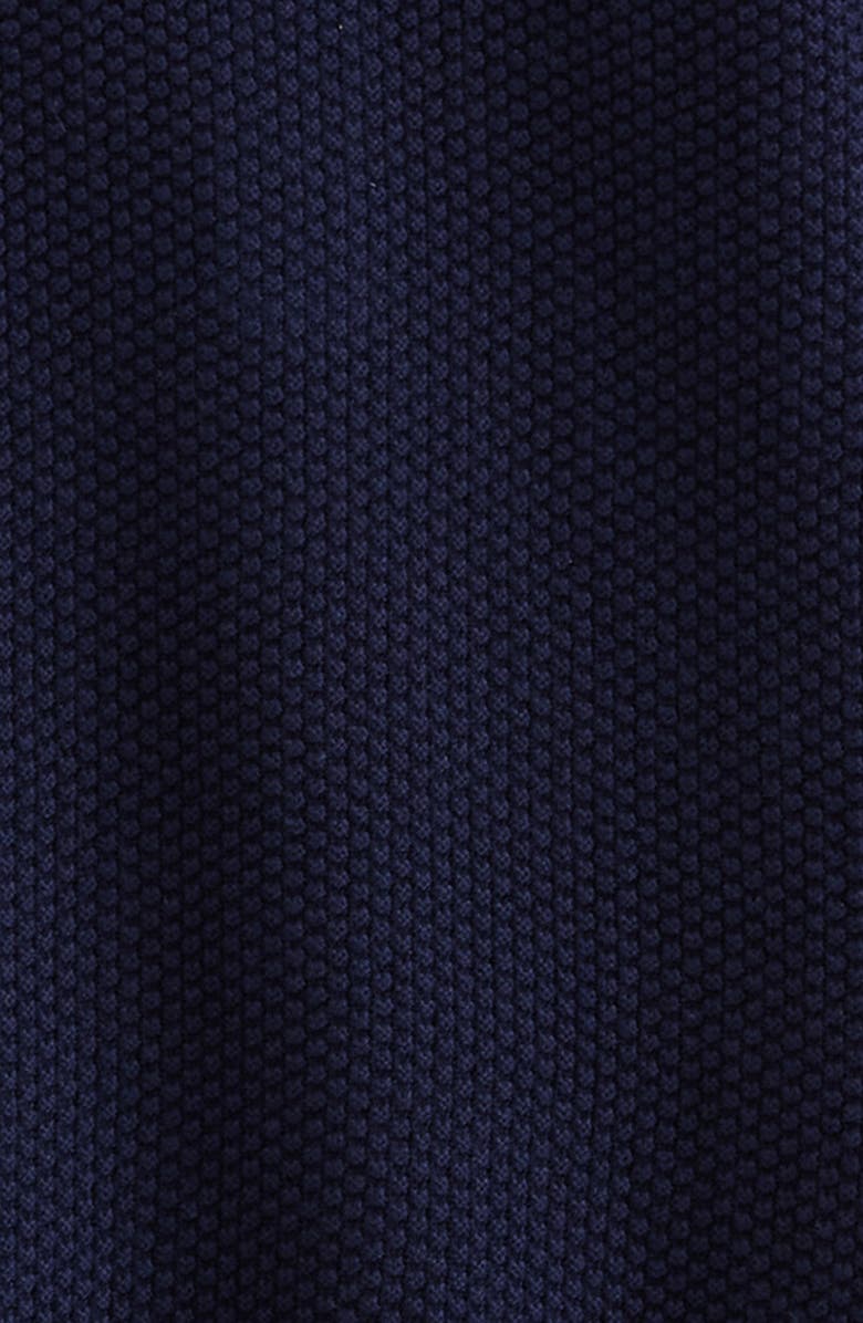Nordstrom Kids' Textured Cotton Polo Sweater, Alternate, color, Navy Peacoat