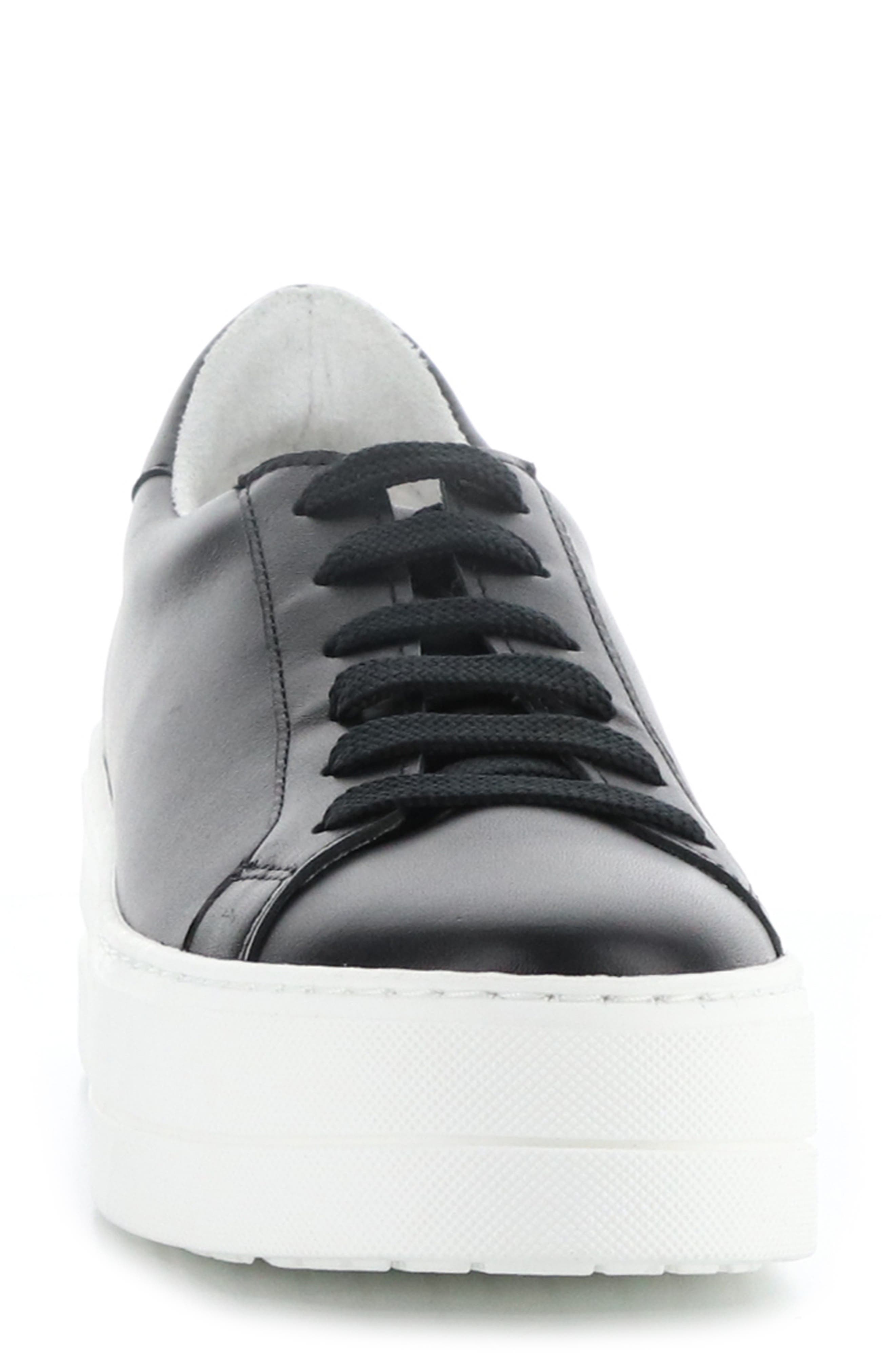 Bos. & Co. Maya Platform Sneaker, Alternate, color, Black Verona Leather