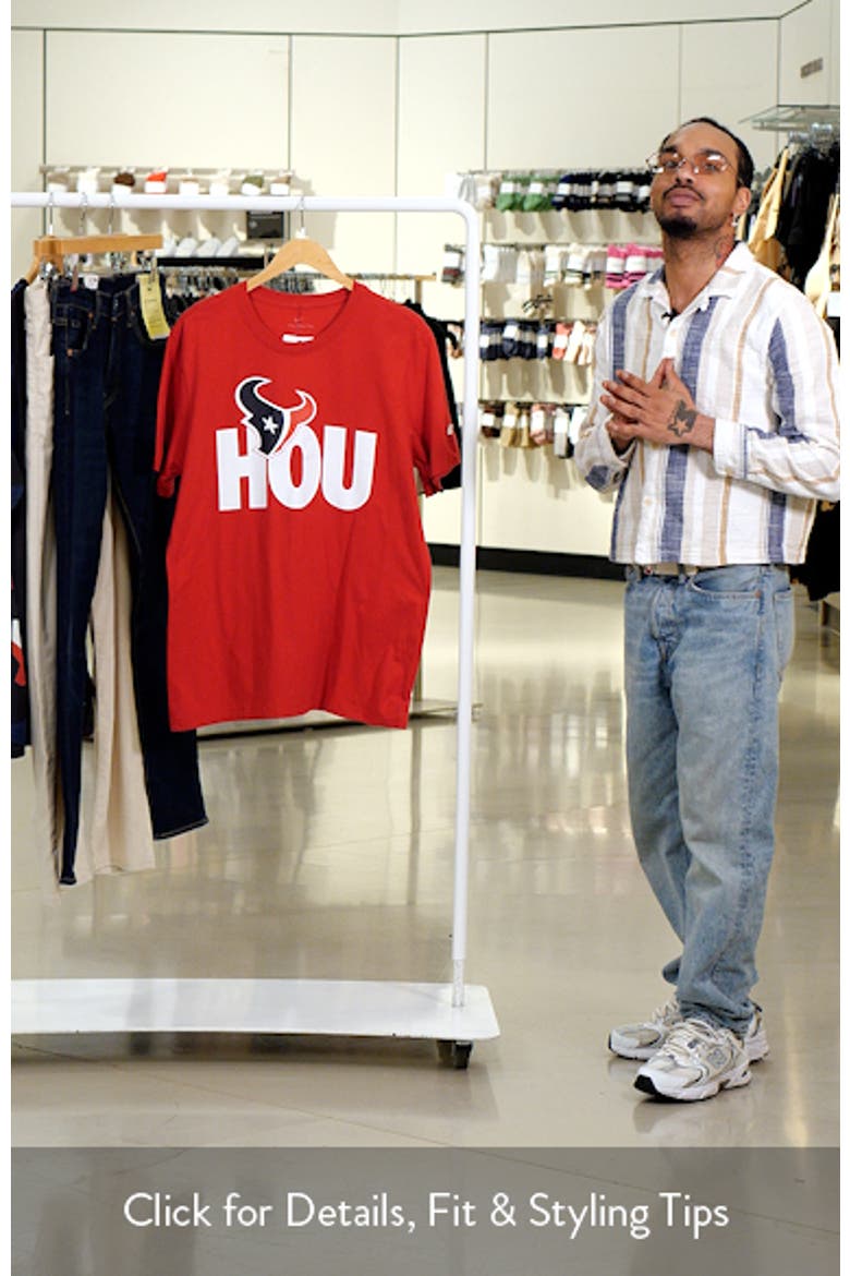 Men's Nike  Red Houston Texans Local Essential T-Shirt video