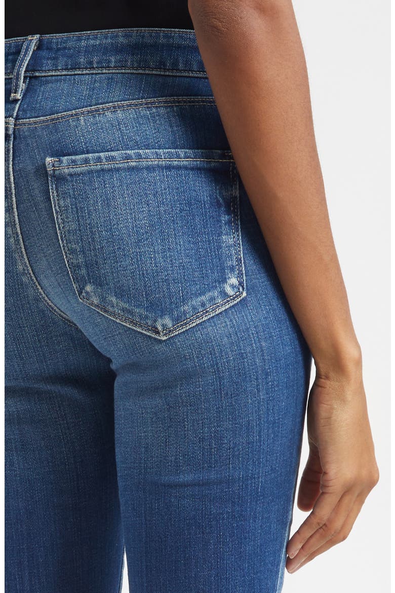 Sneeki Raw Hem Straight Leg Jeans, Alternate, color, HASTING