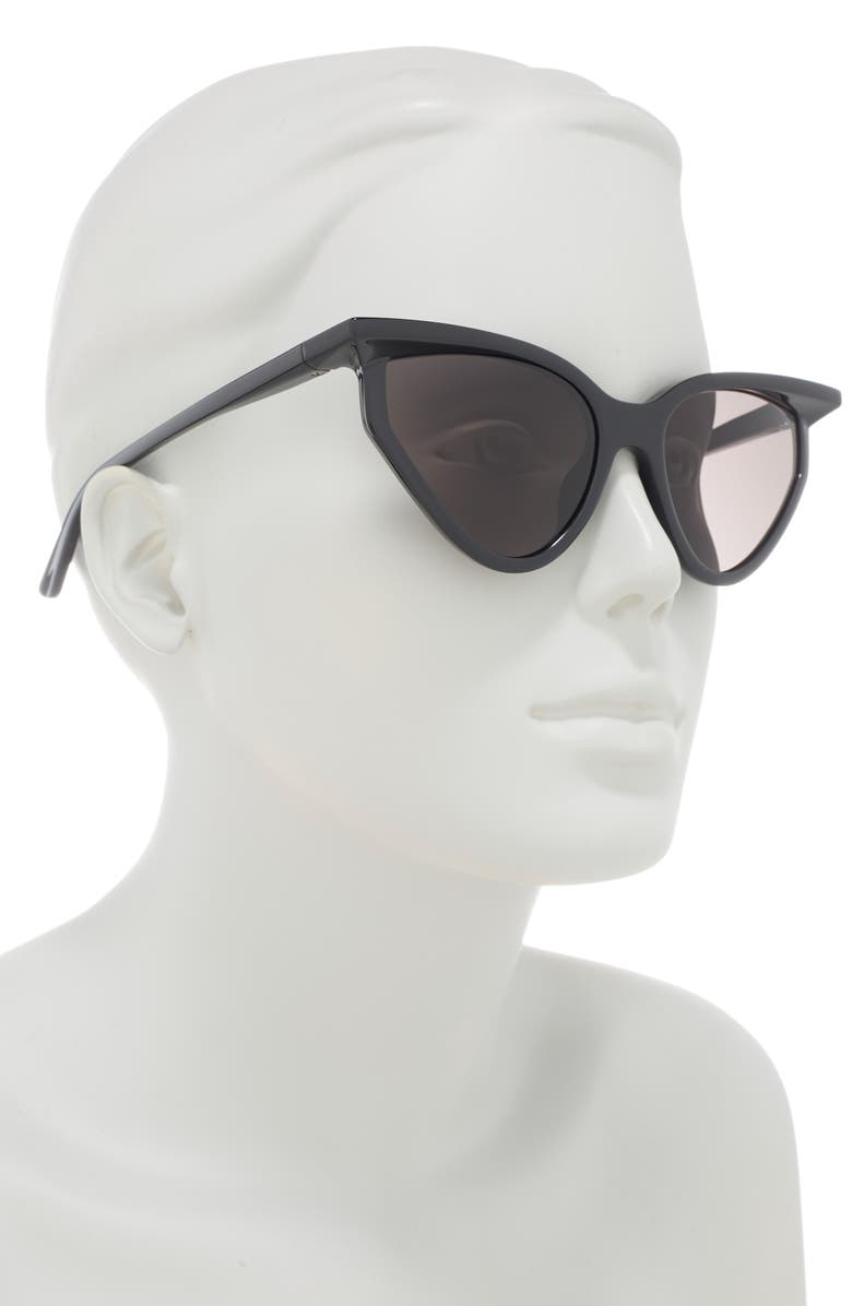Balenciaga 56mm Cat Eye Sunglasses, Alternate, color, 