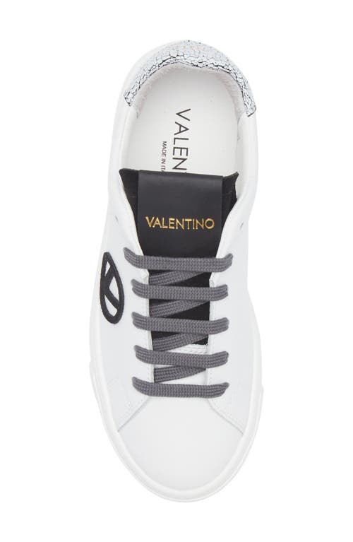 Valentino By Mario Valentino Laura Low Top Sneaker In White