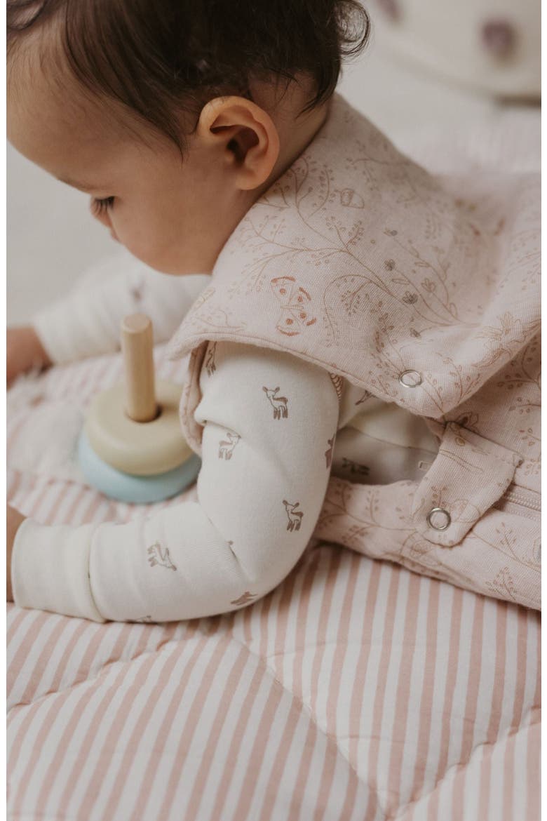 1.0 TOG Organic Cotton Sleep Bag, Alternate, color, SECRET GARDEN