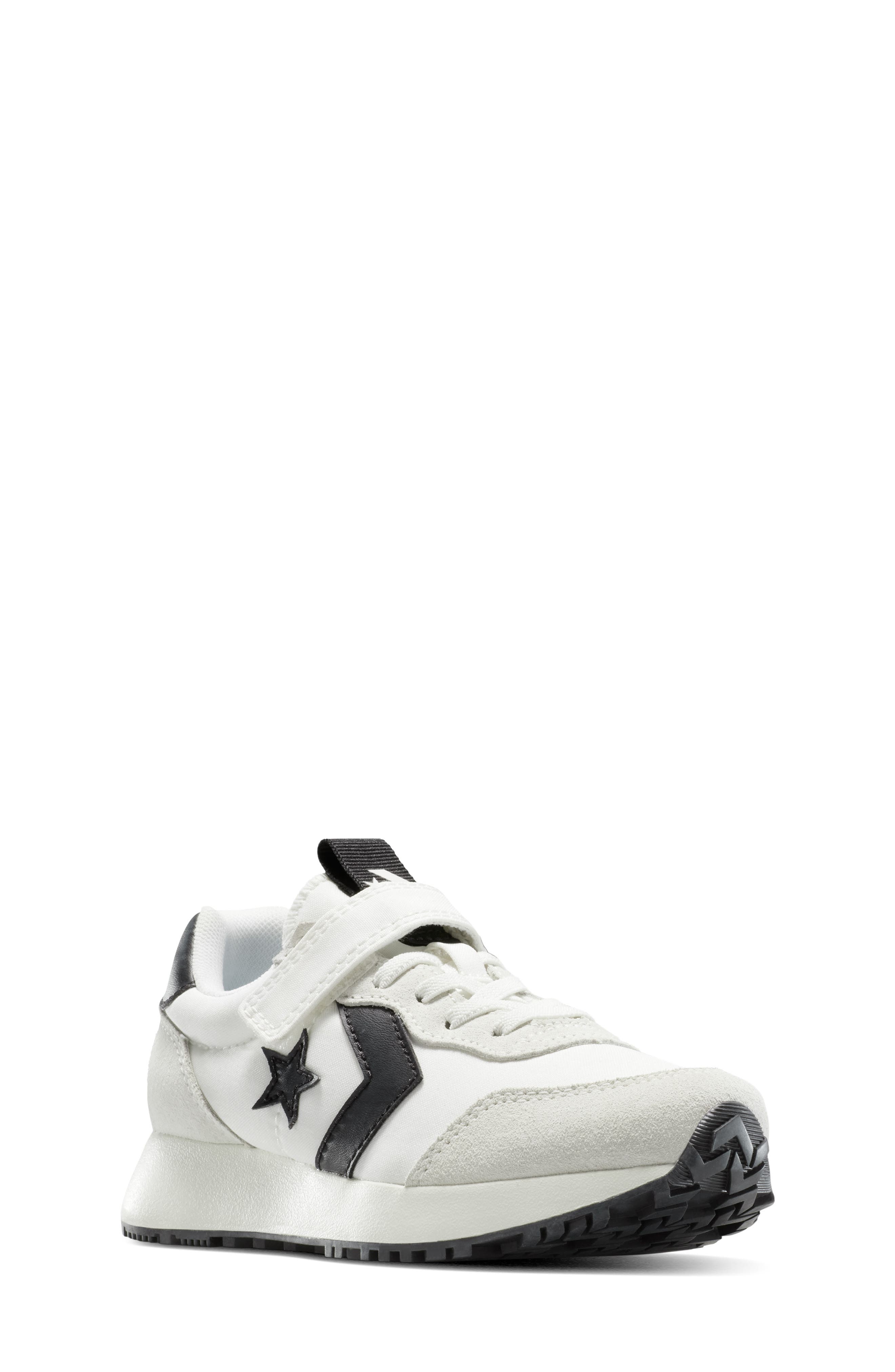 Converse Kids
 Omega Trainer Easy-On Sneaker, Main, color, Vintage White/ Black