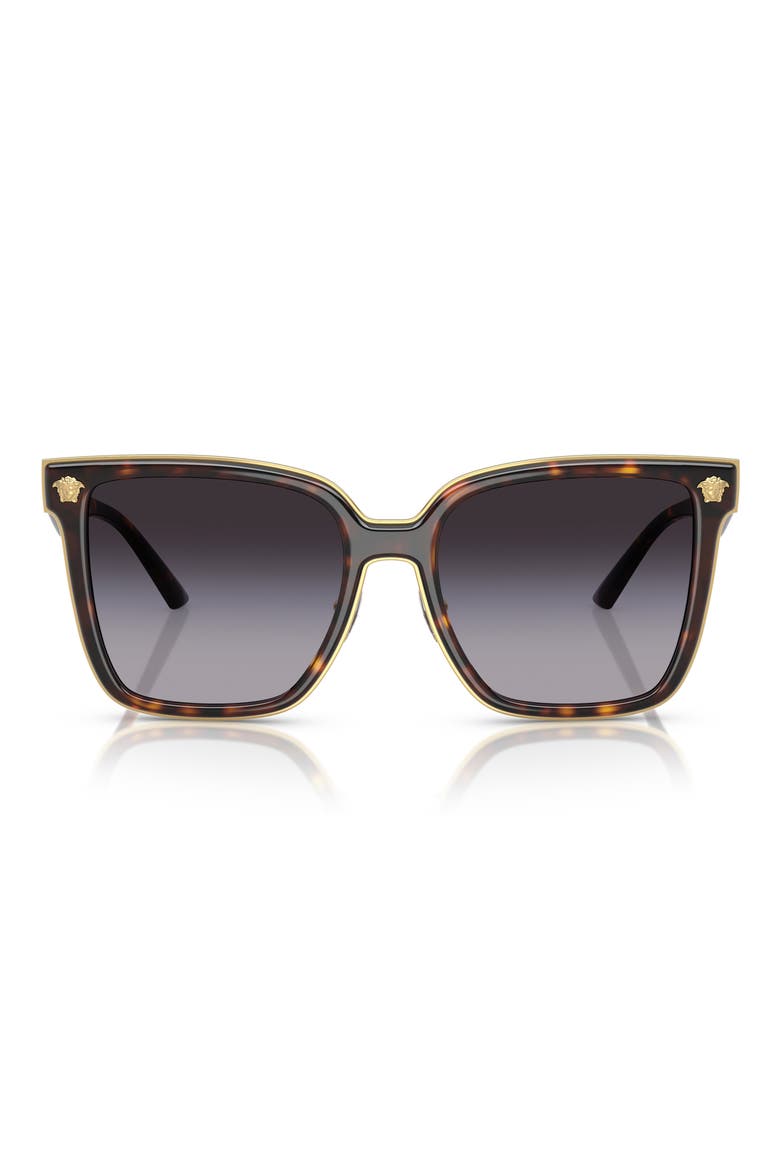 58mm Butterfly Sunglasses, Main, color, HAVANA