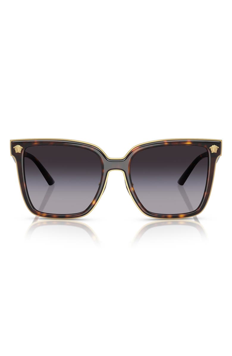 Versace 58mm Butterfly Sunglasses, Main, color, Havana