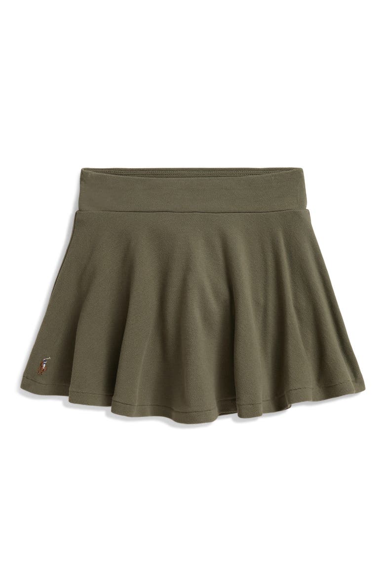 Kids' Stretch Mesh Skort, Main, color, GREEN