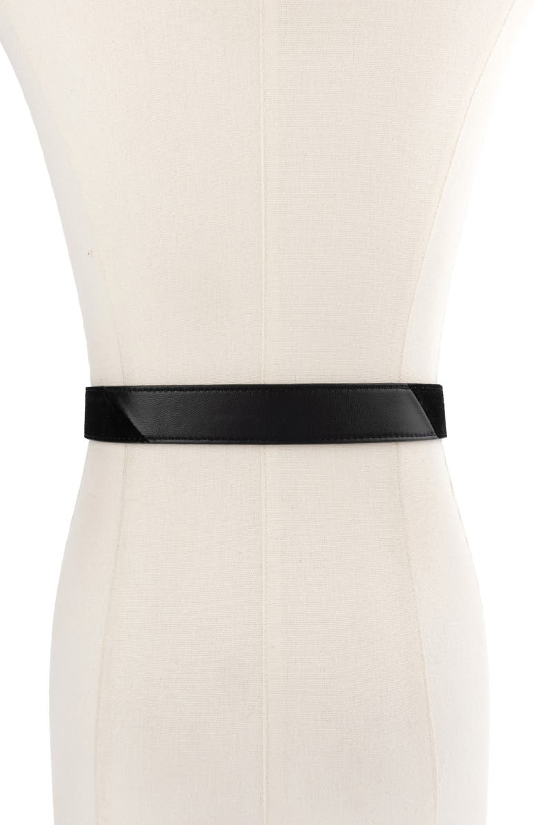 Kurt Geiger London Kensington Patchwork Leather Belt, Alternate, color, 