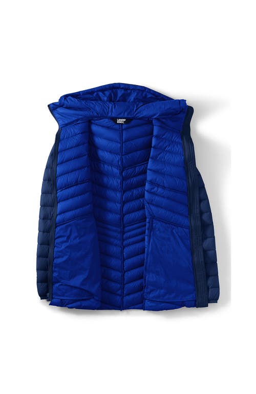 Lands' End Ultralight Packable Down Jacket In Deep Sea Navy