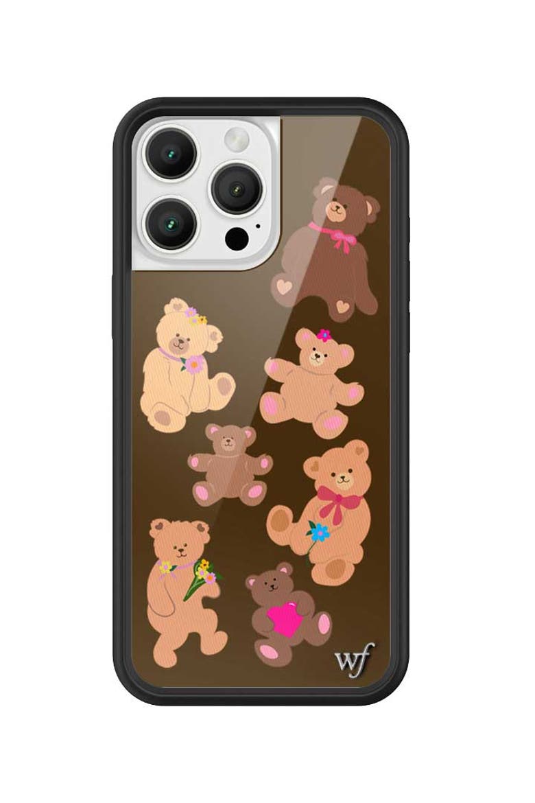 Bear-y Cute iPhone Case, Main, color, Brown