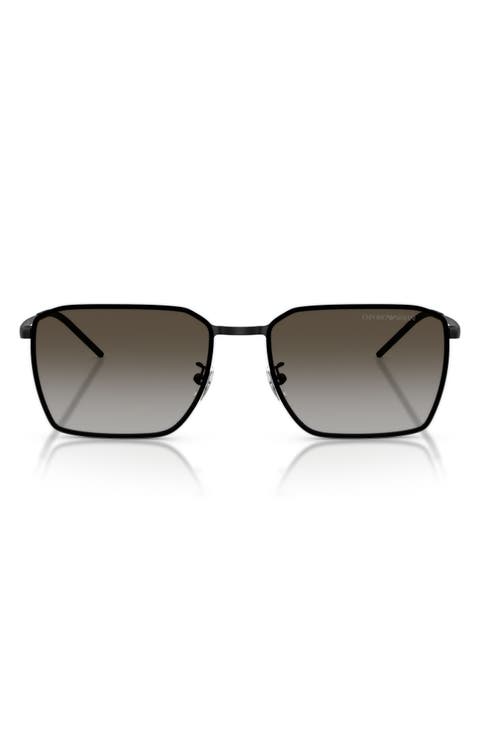 60mm Square Sunglasses