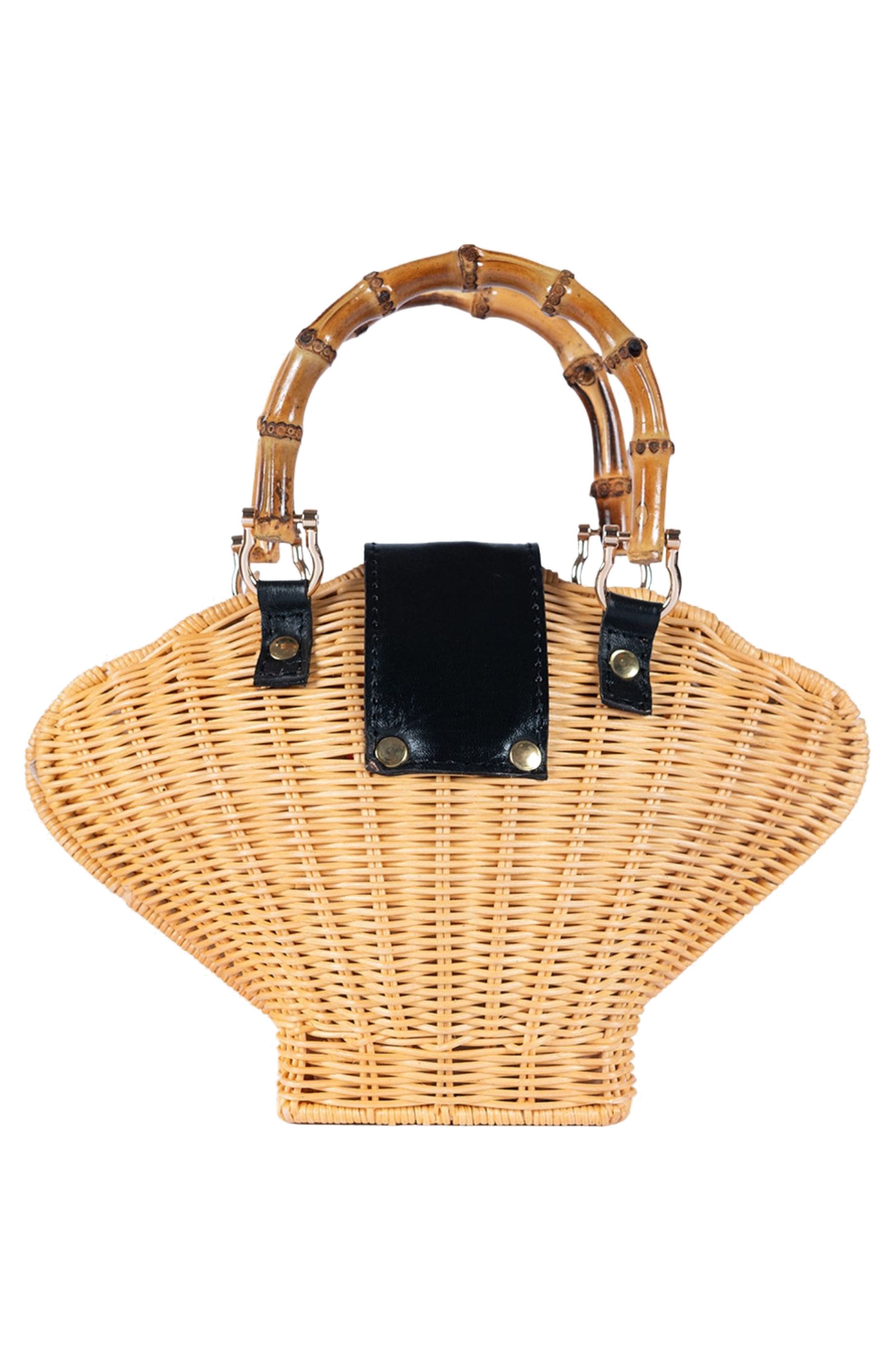 Jelavu Maree Handwoven Rattan Seashell Bag, Alternate, color, 