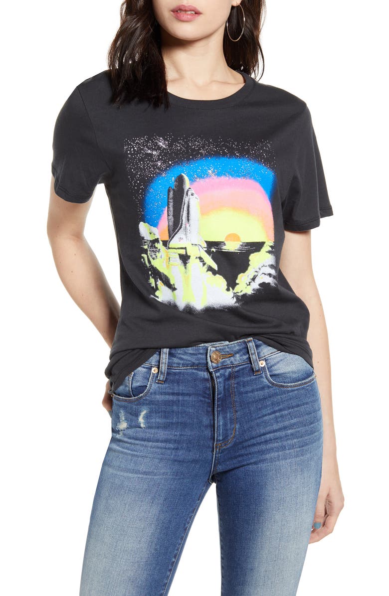 Prince Peter Shuttle Rainbow Graphic Tee, Main, color, 