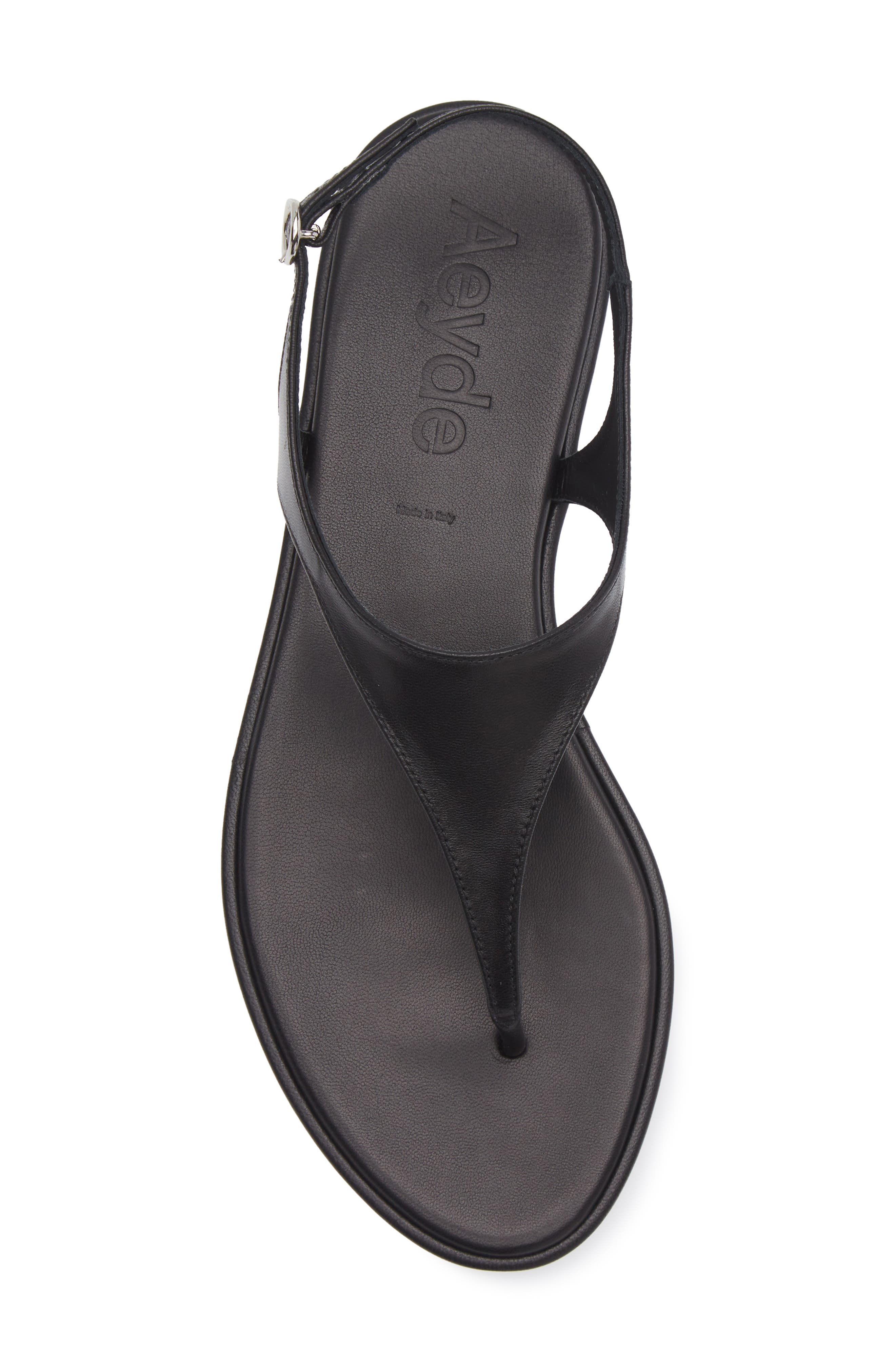 aeyde Raine Sandal, Alternate, color, Black
