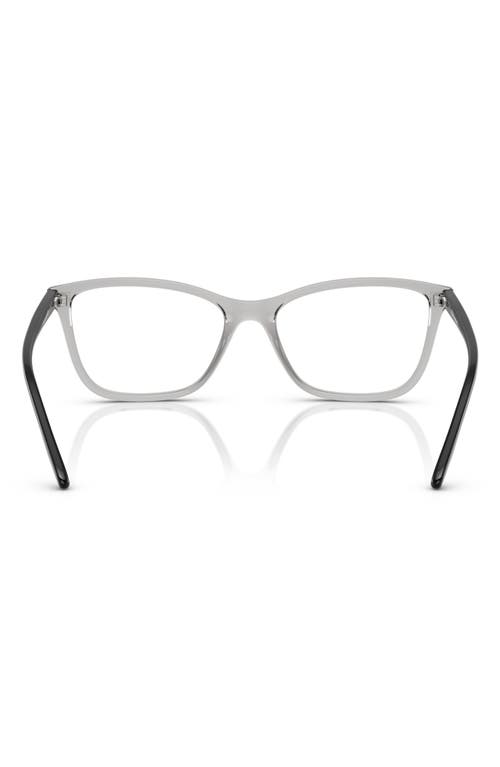 Vogue 54mm Butterfly Optical Glasses In Transparent Grey