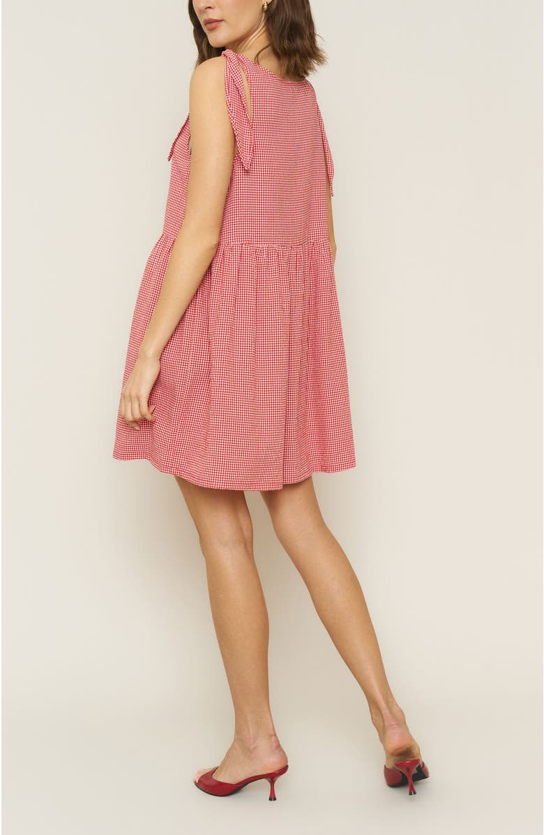Whimsy + Row Kate Dress, Alternate, color, Red Gingham