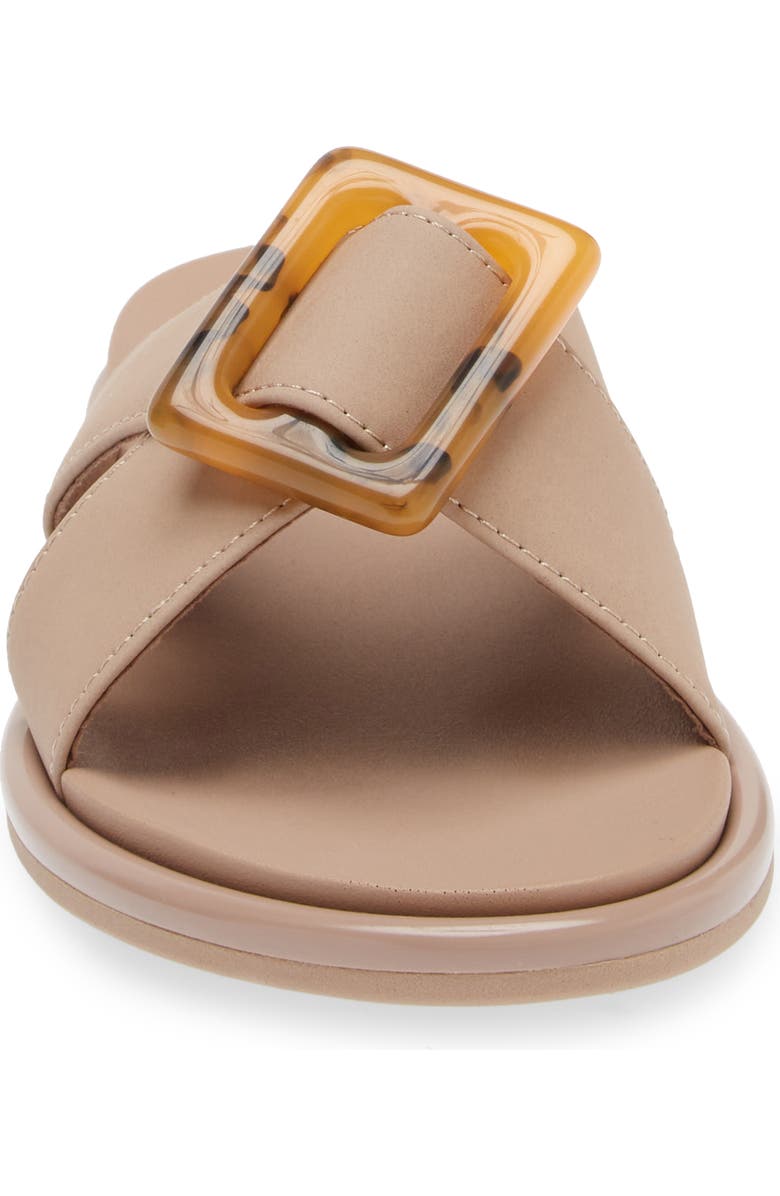 OluKai La'i Slide Sandal, Alternate, color, Taupe / Taupe