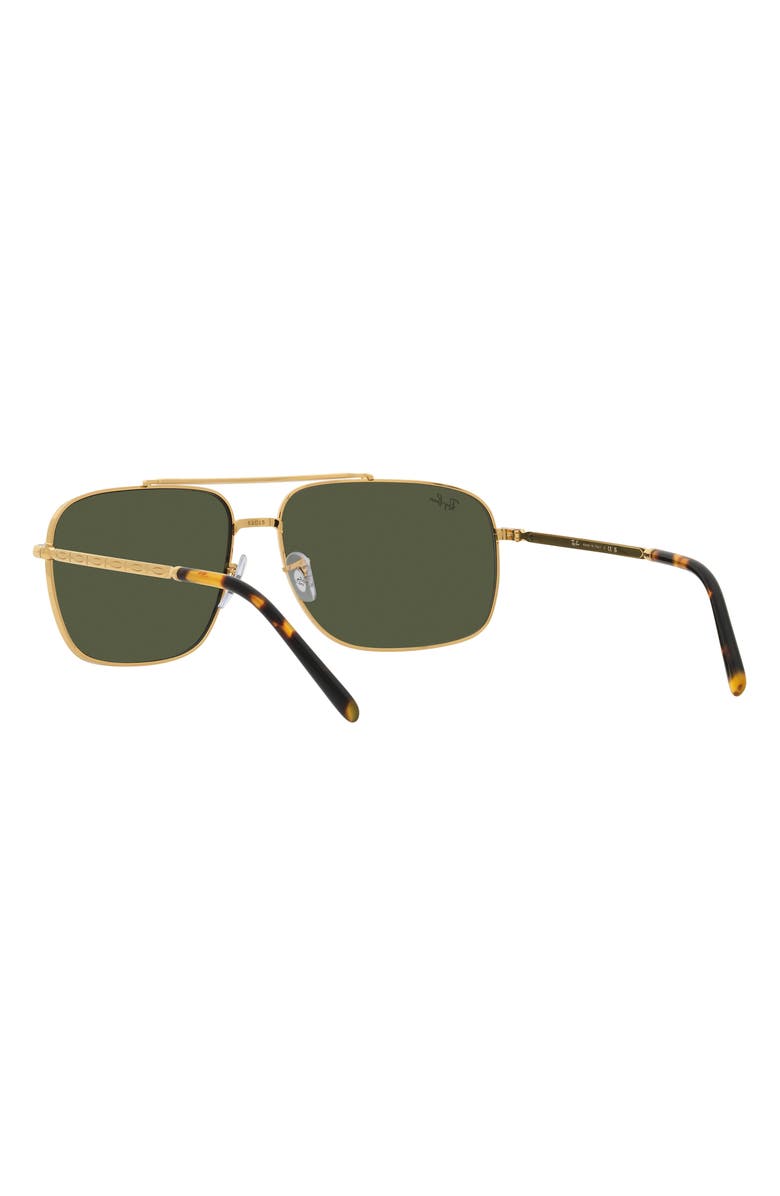 Ray-Ban 59mm Pillow Sunglasses, Alternate, color, Yellow Gold
