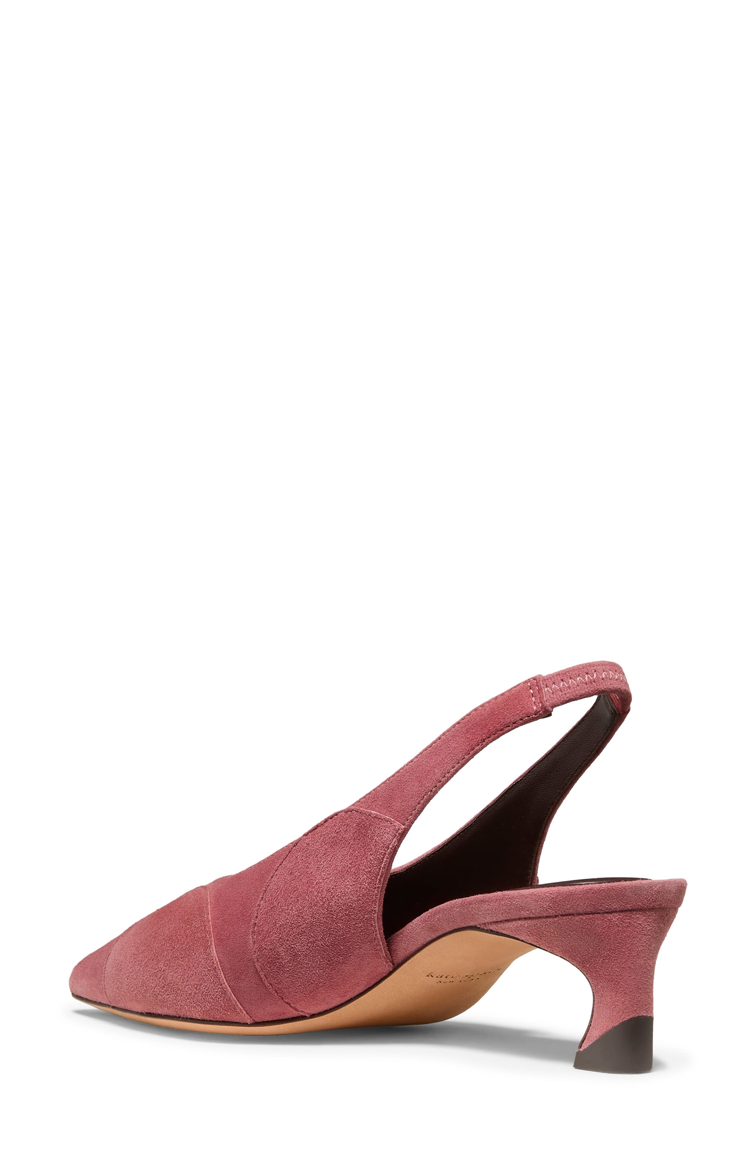 viv slingback kitten heel pump, Alternate, color, POMEGRANATE.