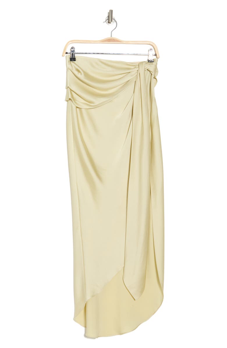 Simkhai Elisabetta Draped High-Low Skirt, Alternate, color,