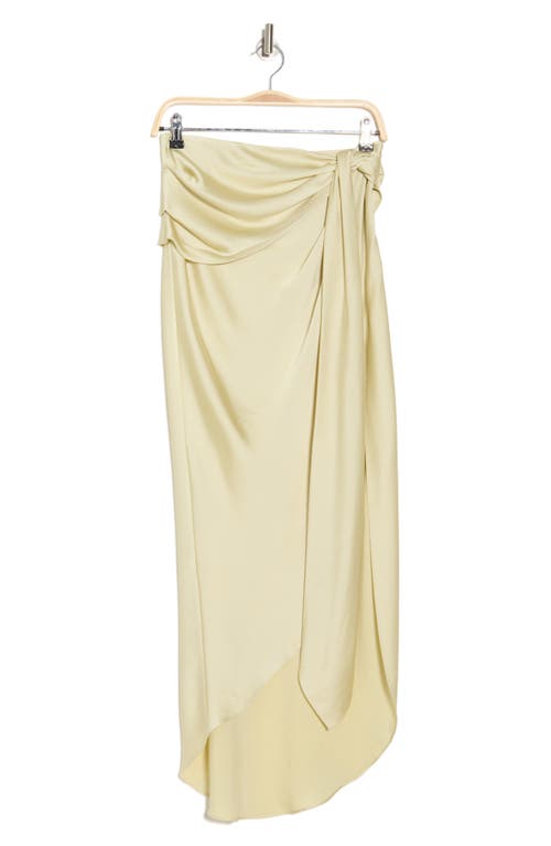Simkhai Elisabetta Draped High-low Skirt