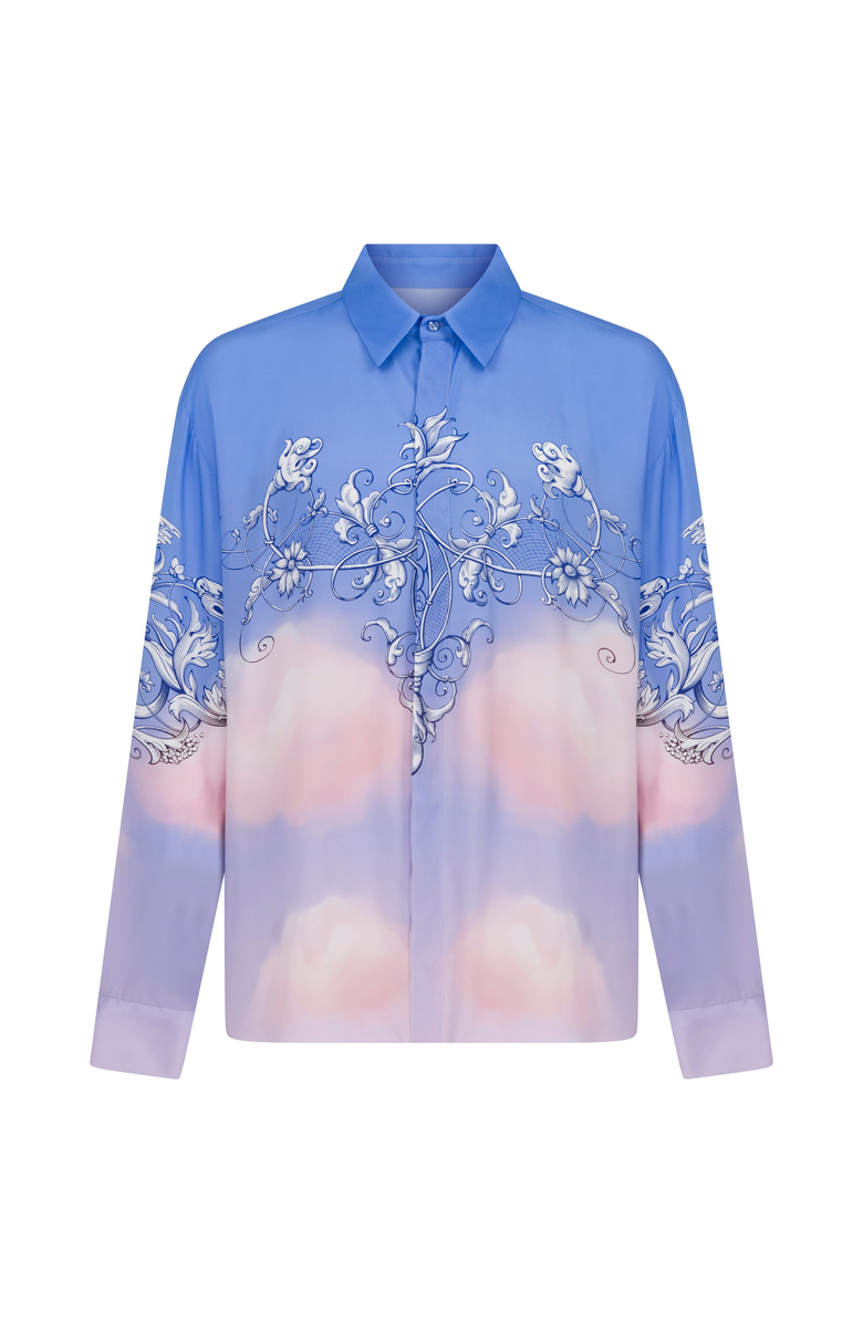 Je Te Veux ANGEL SHIRT, Main, color, Blue / Pink Floral