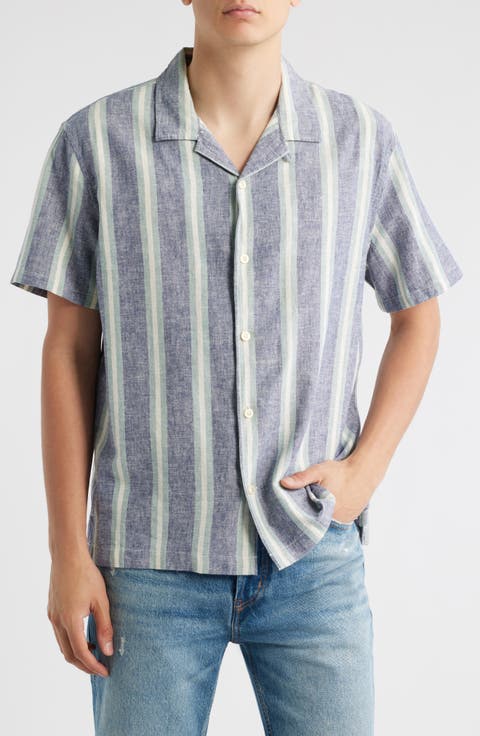 Linen & Cotton Camp Shirt