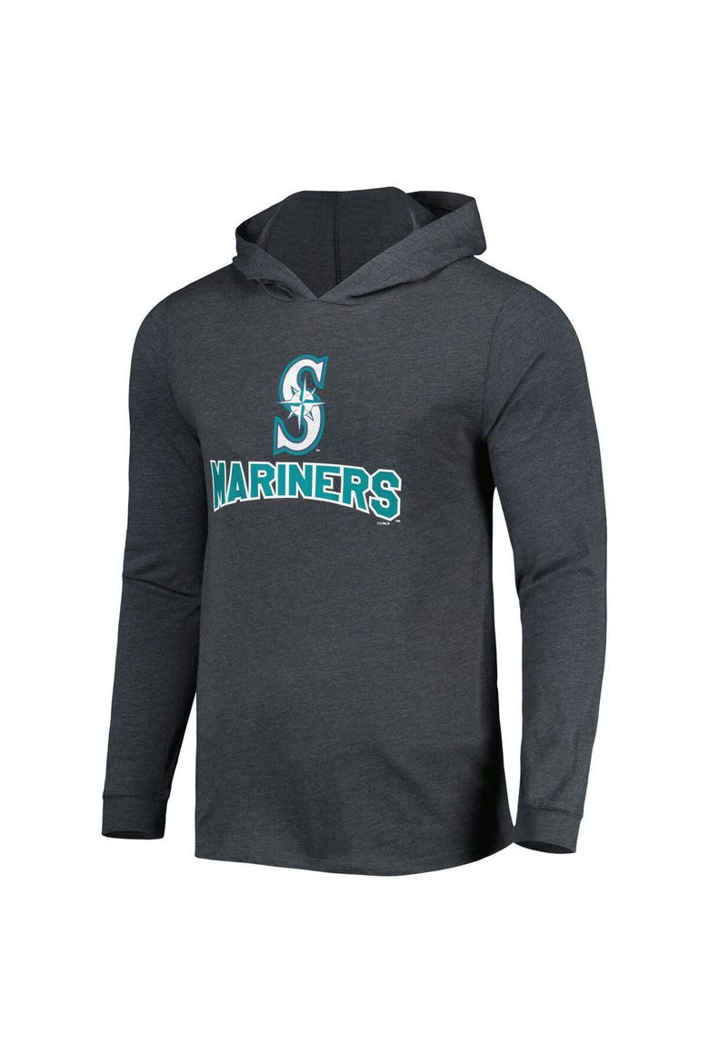 Men's Concepts Sport Heather Aqua/Heather Charcoal Seattle Mariners Meter Hoodie & Joggers Set, Alternate, color, Aqua
