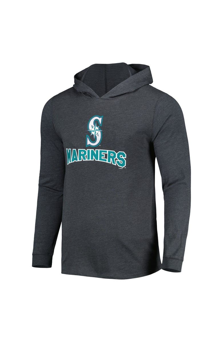 CONCEPTS SPORT Men's Concepts Sport Heather Aqua/Heather Charcoal Seattle Mariners Meter Hoodie & Joggers Set, Alternate, color, Aqua