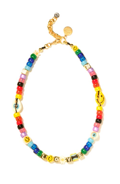 Venessa Arizaga Rainbow Love Necklace 