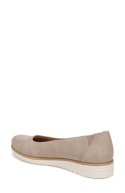 Soul Naturalizer Idea Ballet Wedge Slip-on Flat In Warm Taupe Tan