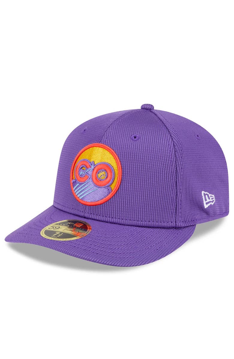 New Era Men's New Era Purple Colorado Rockies 2025 City Connect Batting Practice Low Profile 59FIFTY Fitted Hat, Main, color, Purple