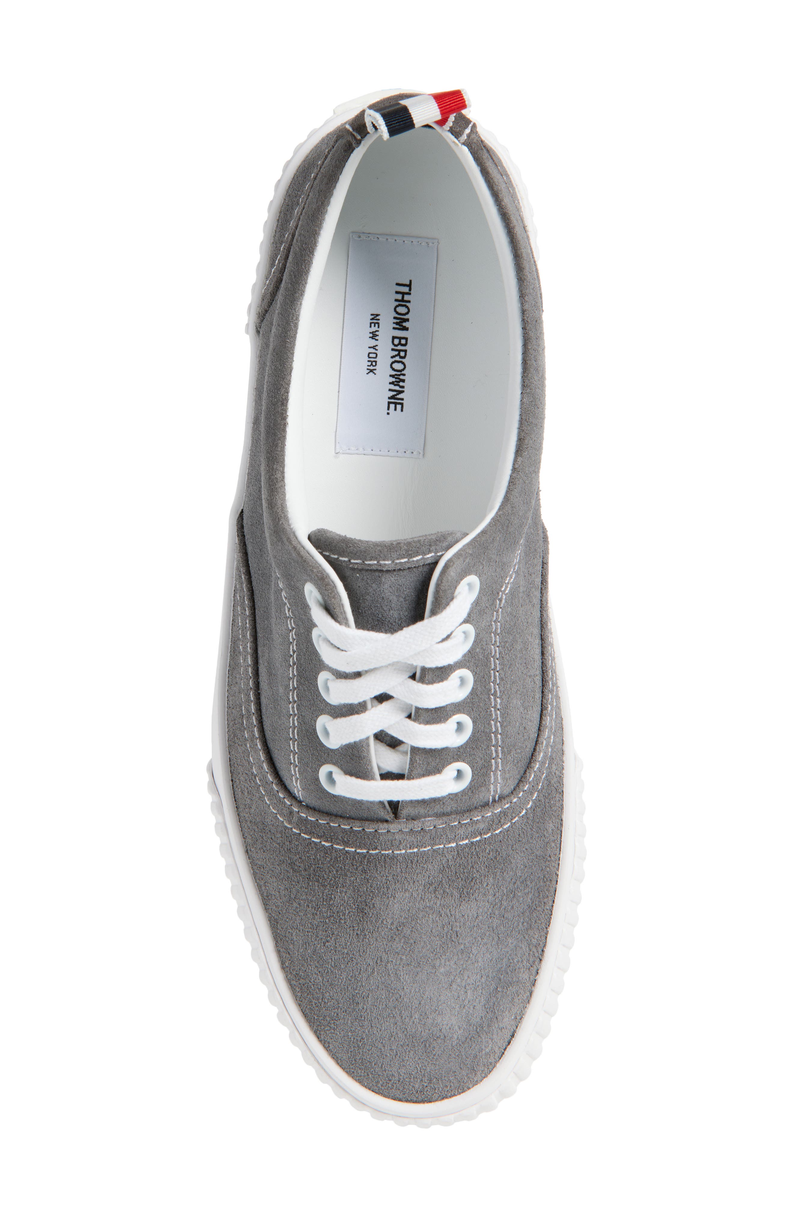 Thom Browne Heritage Low Top Sneaker, Alternate, color, Medium Grey