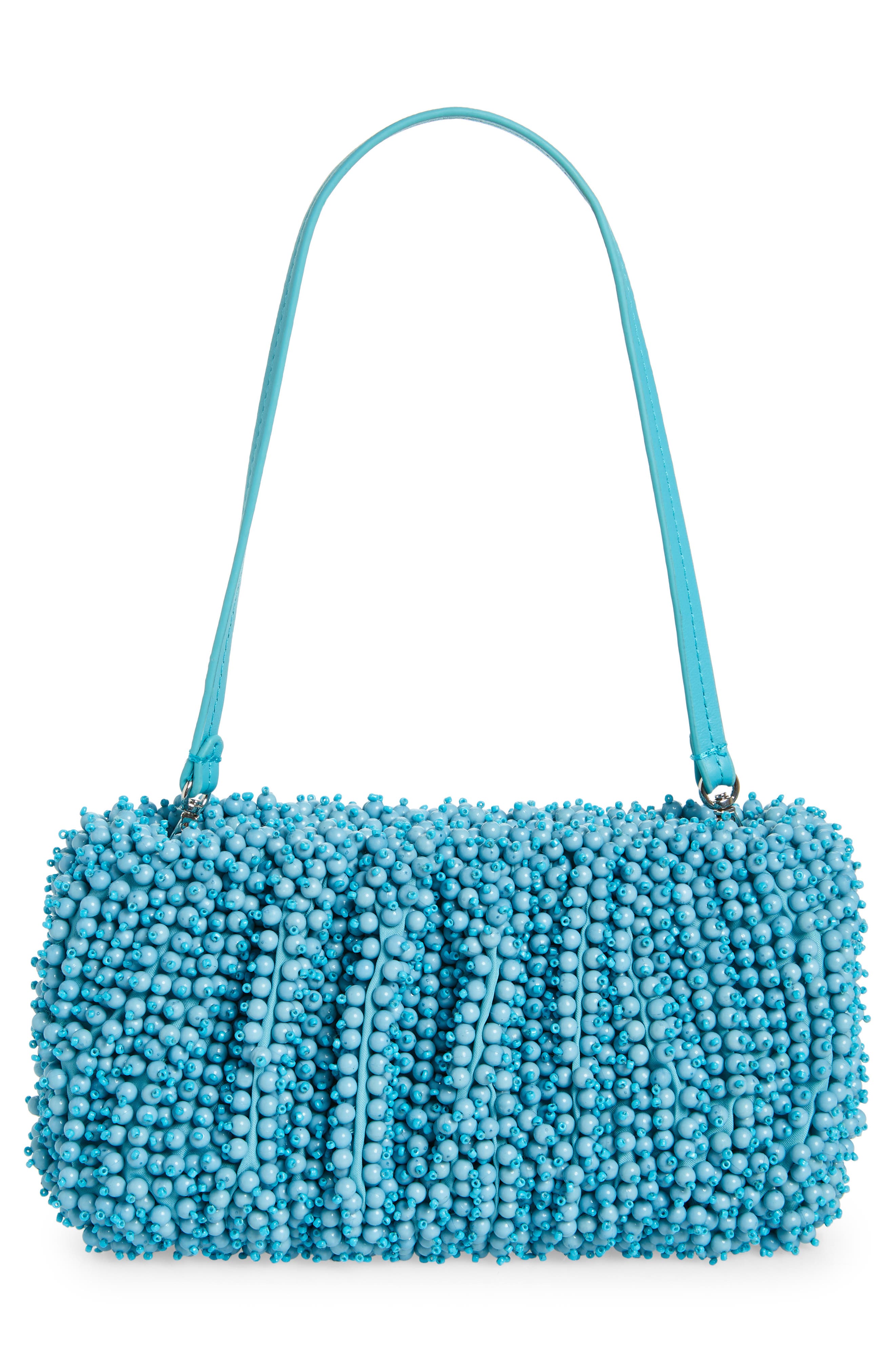 STAUD Bean Beaded Shoulder Bag, Alternate, color, 