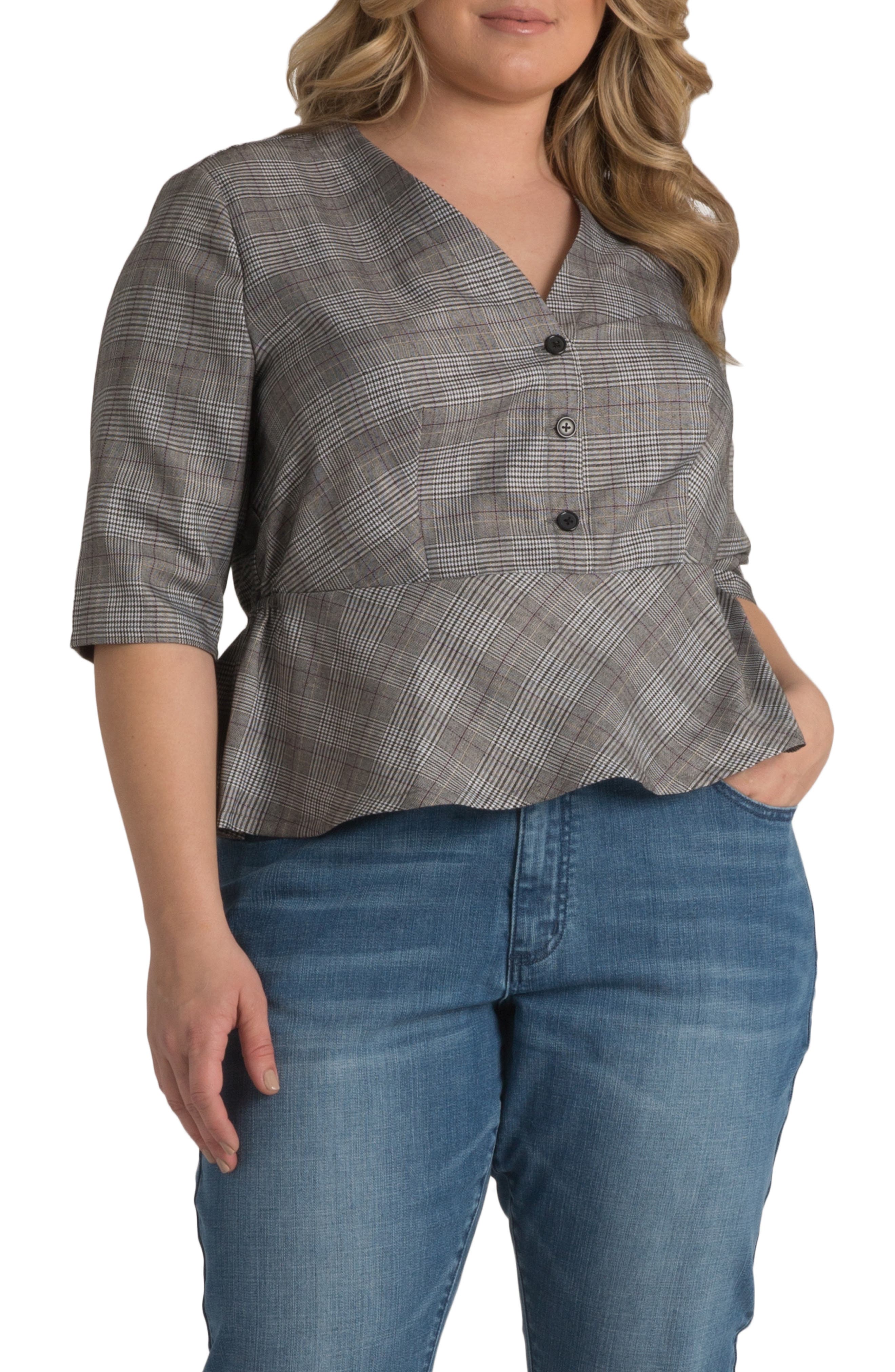 Standards & Practices Jemma Ruffle Hem Top (Women) | Nordstrom