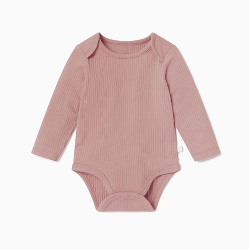 Mori Ribbed Long Sleeve Bodysuit In Multi