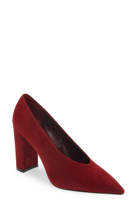 Point Toe Block Heels Boots main image 1