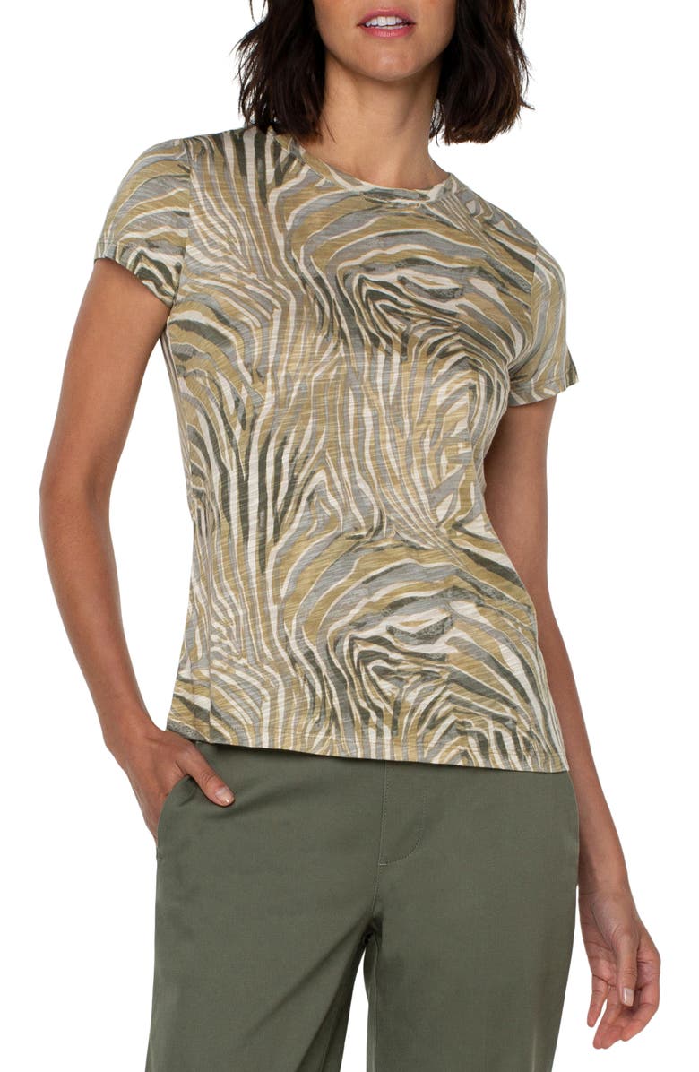 Liverpool Los Angeles Tiger Stripe Slub T-Shirt, Main, color,