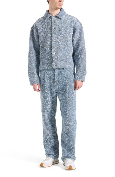 Damien Boucle Jacket with Back Pleat