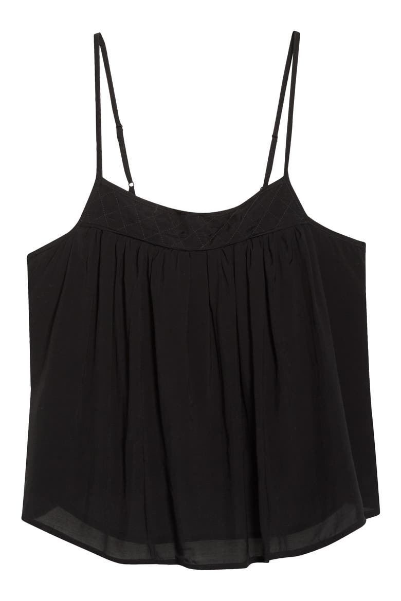 Flowy Cover-Up Camisole, Alternate, color, BLACK