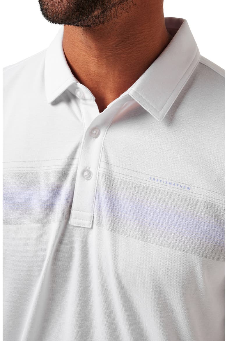 Day Pass Chest Stripe Polo, Alternate, color, WHITE