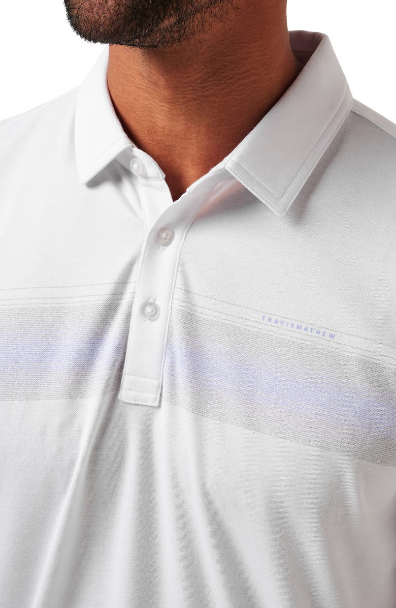 TravisMathew Day Pass Chest Stripe Polo, Alternate, color,