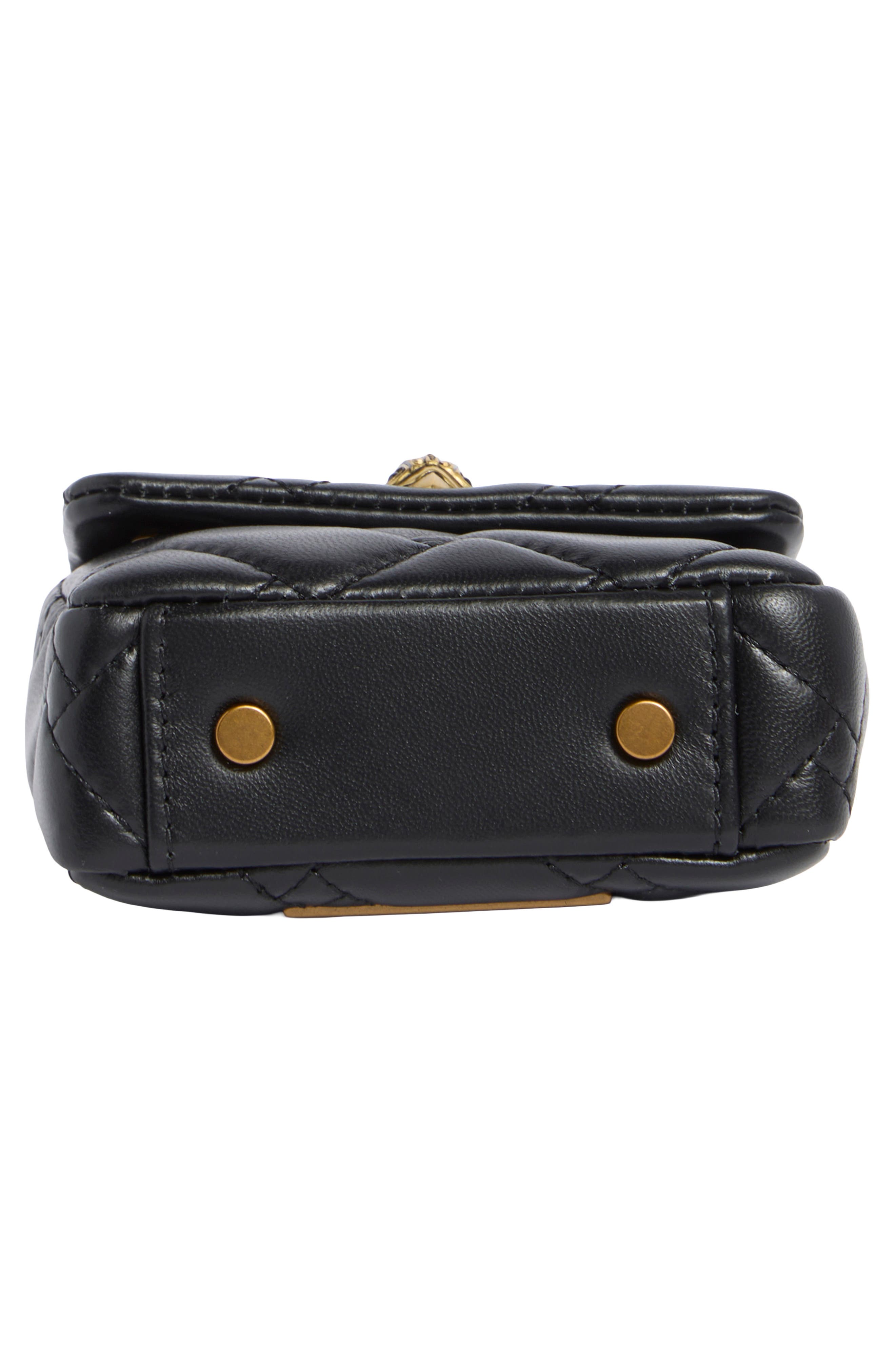 Kurt Geiger London Micro Kensington Quilted Bag, Alternate, color, Black