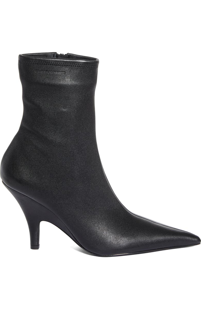 Alexander Wang Diablo Pointed Toe Sock Bootie, Alternate, color,