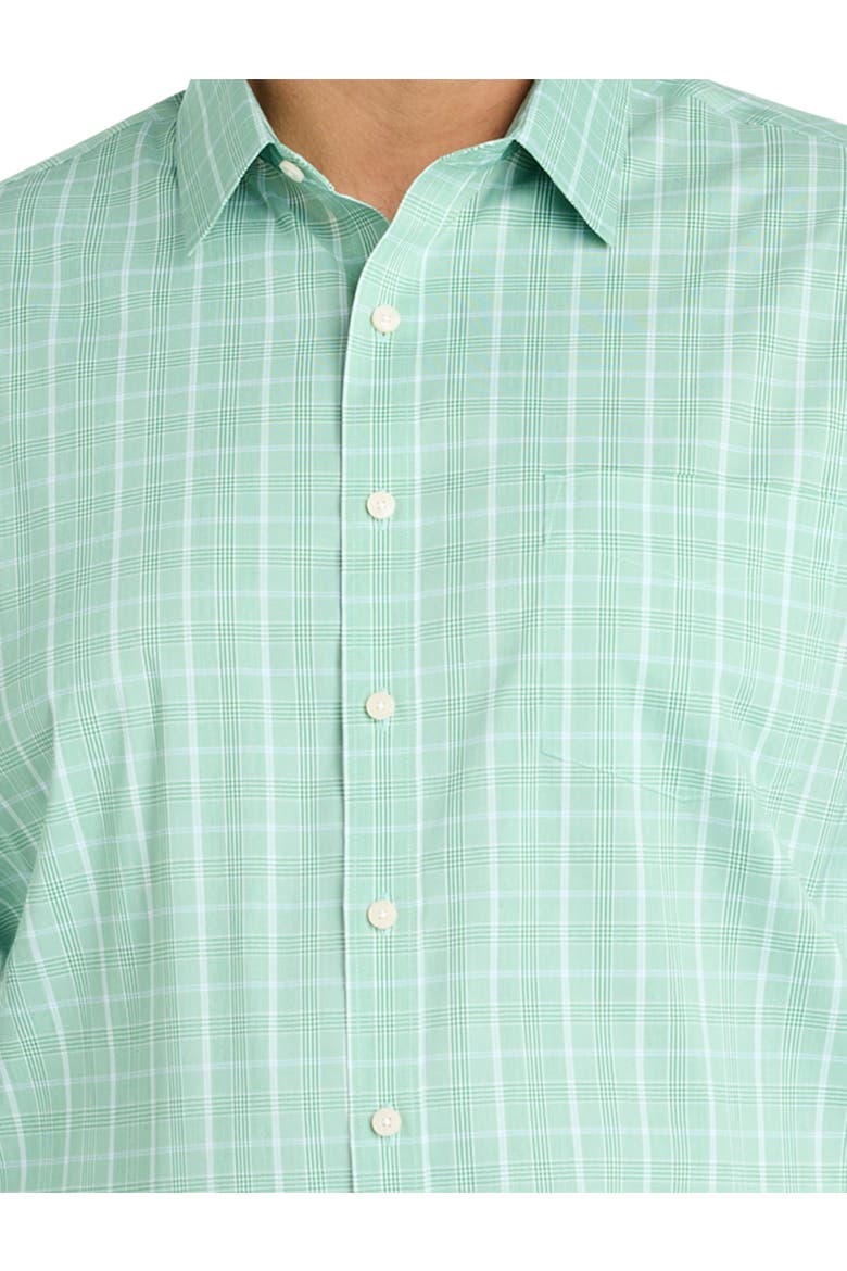 Big & Tall Claremont Performance CottonTek Sport Shirt, Alternate, color, GREEN